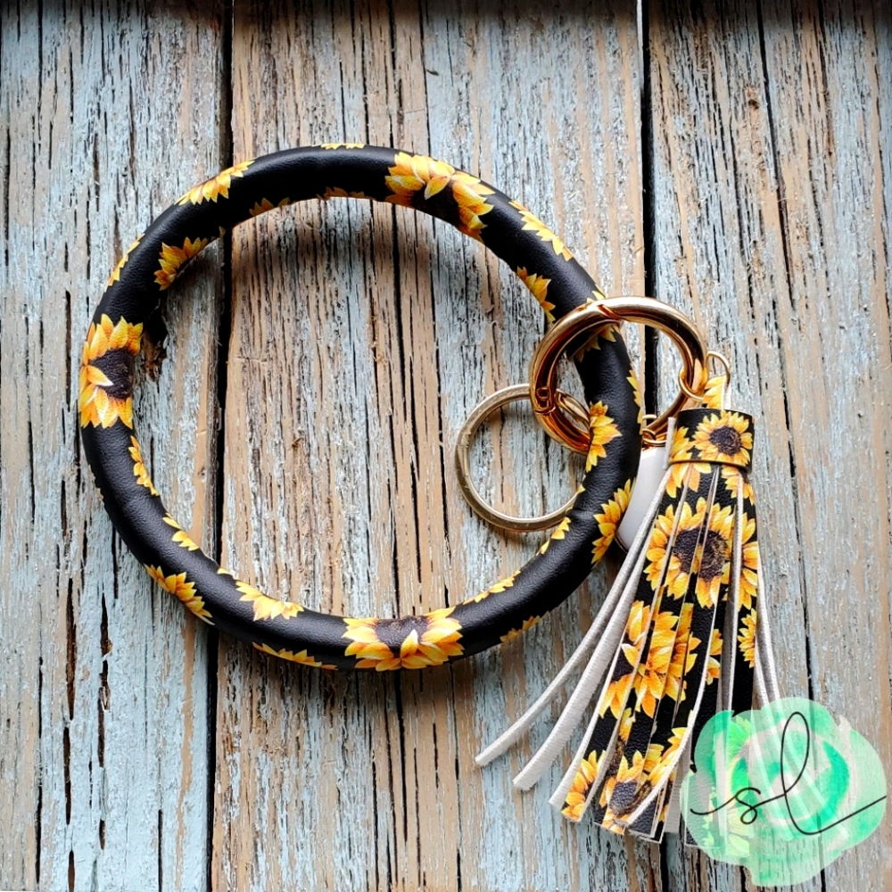 Sunflower 🌻 Bangle Key Ring